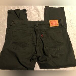 Levi’s 514 Men’s Dark Green Jeans - 36x30 - Zip Fly - Like New